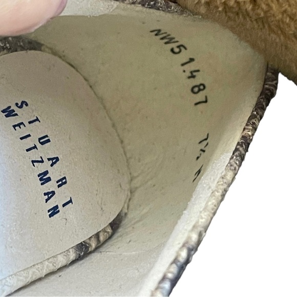 Stuart Weitzman Snakeskin Flats Size 7.5 M - Picture 14 of 15